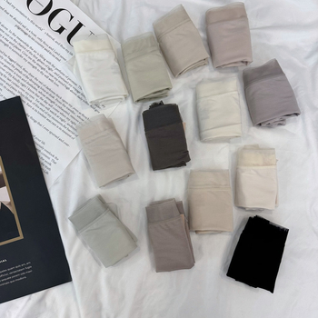 Xiao Lan Skirt A001 Модални дамски долнища, средна талия, дишащи, нежни към кожата, памучна подплата, едноцветни