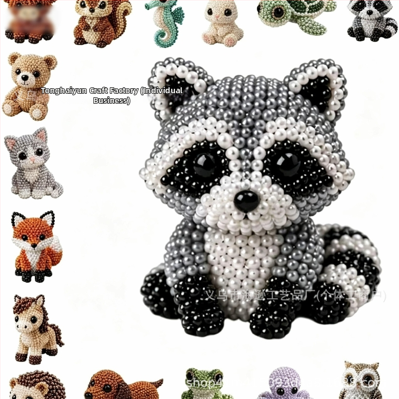 Petite 3D комплект за животни от мъниста – ръчно изработване