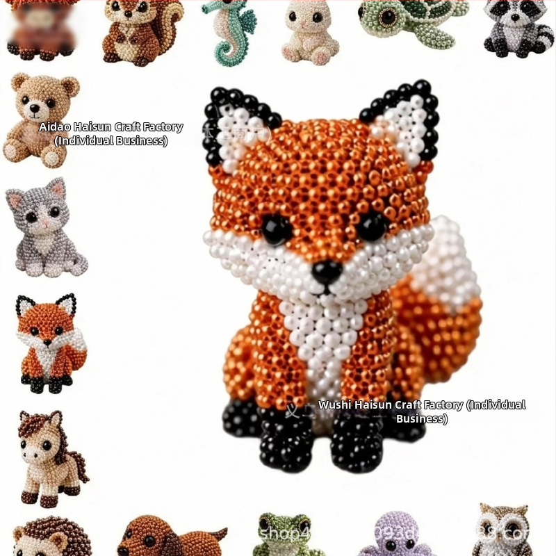 Petite 3D комплект за животни от мъниста – ръчно изработване