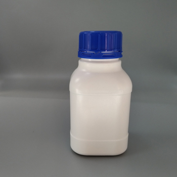 Квадратна бутилка за реактиви с широко гърло, бяла HDPE лабораторна пластмасова бутилка