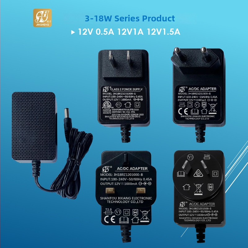 12V 1A/2A/3A сертифициран адаптер за захранване за електрически инструменти, LED осветление, Wi‑Fi рутер, ONT и сет‑топ кутия
