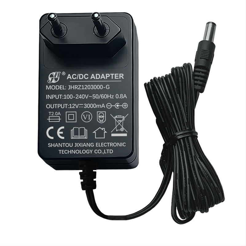 12V 1A/2A/3A сертифициран адаптер за захранване за електрически инструменти, LED осветление, Wi‑Fi рутер, ONT и сет‑топ кутия