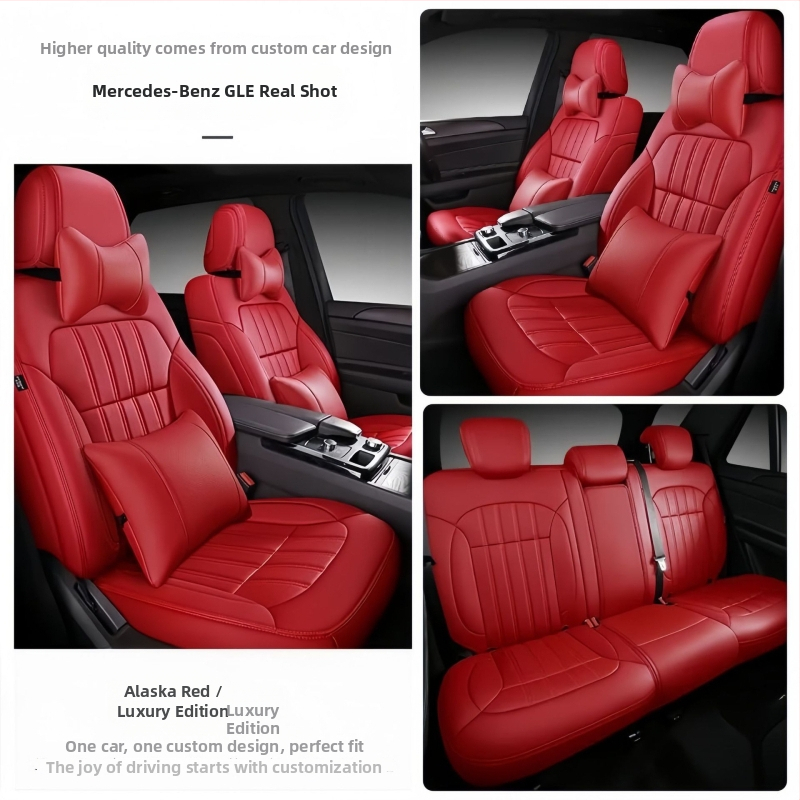Комплект калъфи за седалки от естествена кожа с пълно покритие за Mazda3 Axela, CX-4, CX-5 и Mazda6 Atenza