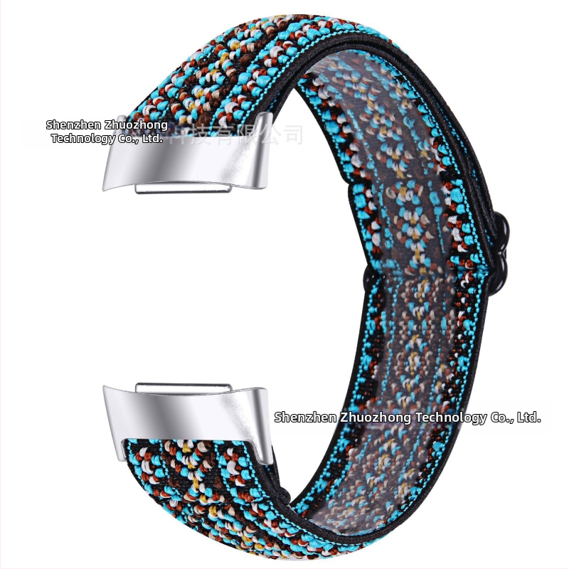 Еластична принтована регулируема каишка за Fitbit Charge6/Charge5