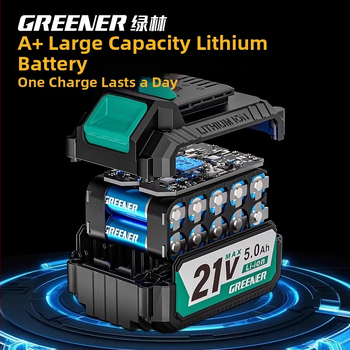 Greener 21V безчеткова безжична бормашина за дома – висока мощност, пробиване на стени, многофункционална ръчна дрелка с презареждаща литиева батерия, компактна