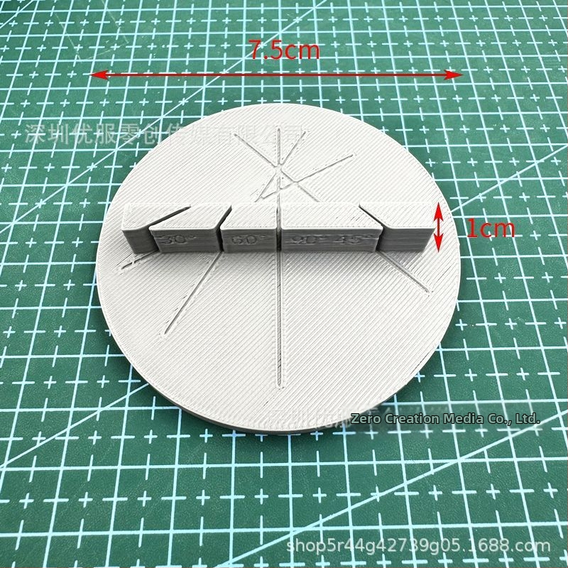 Star Extreme Gundam модел: ръководство за рязане с многоъглена плоча за 30°, 45° и 60°