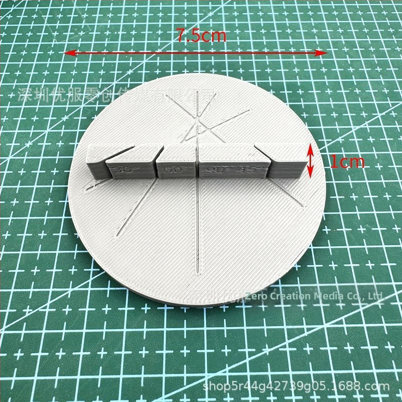 Star Extreme Gundam модел: ръководство за рязане с многоъглена плоча за 30°, 45° и 60°
