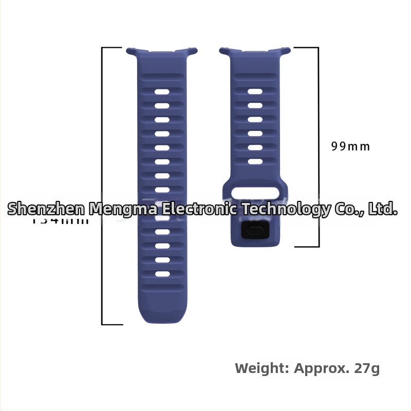 Силиконова каишка за Samsung Watch Ultra с вълнообразна катарама