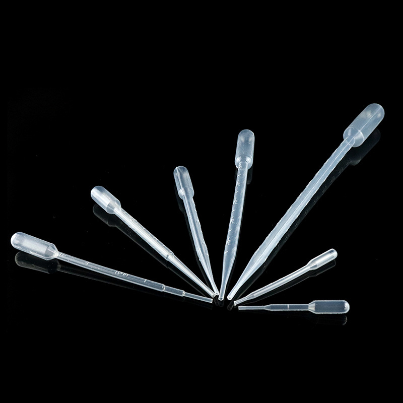 Еднократни пластмасови градуирани пипети, набор 0,2-10 ml