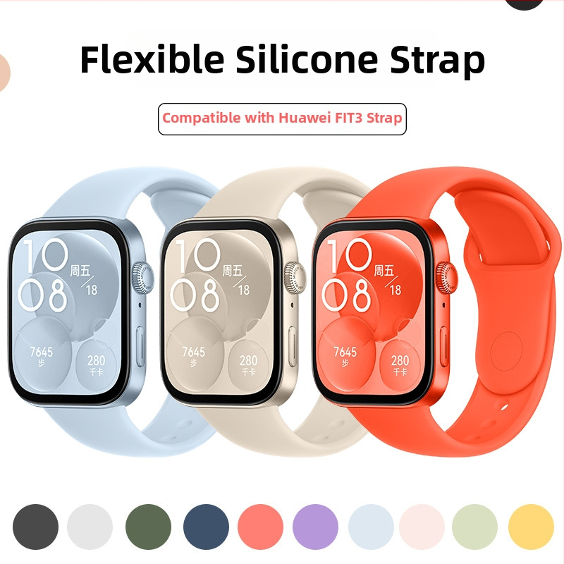 Силиконова спортна каишка за Huawei Fit4 и Huawei Watch Fit5, водоустойчива