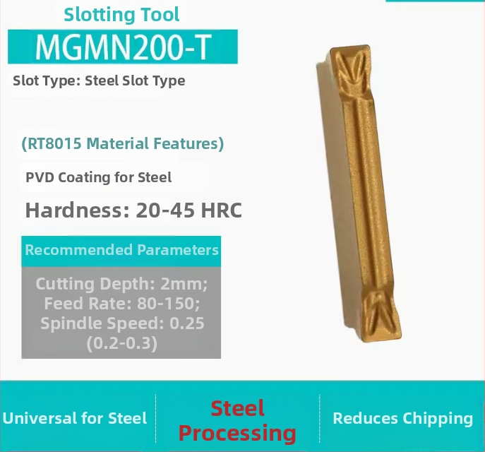 CNC вложки за канавки MGGN200/300/400, MGMN500-T/600 – прецизно шлайфани режущи инструменти
