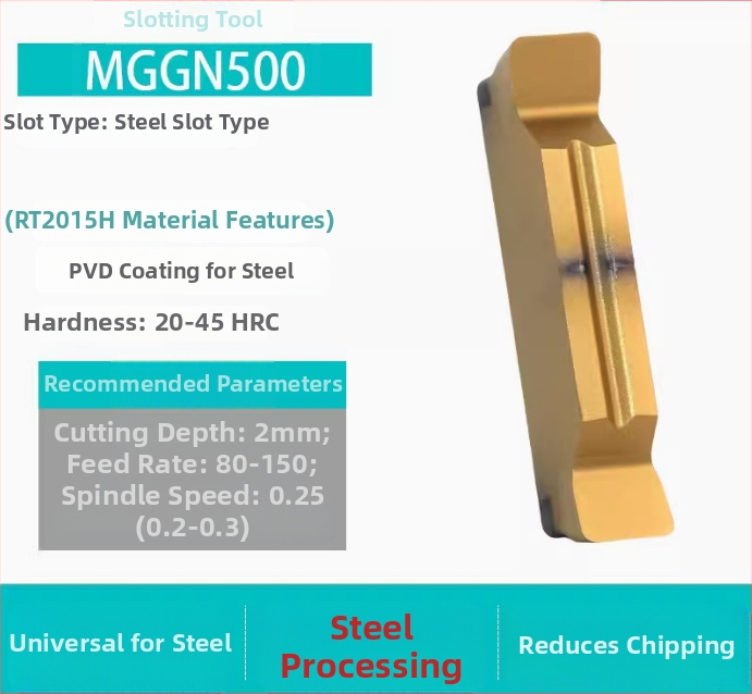 CNC вложки за канавки MGGN200/300/400, MGMN500-T/600 – прецизно шлайфани режущи инструменти