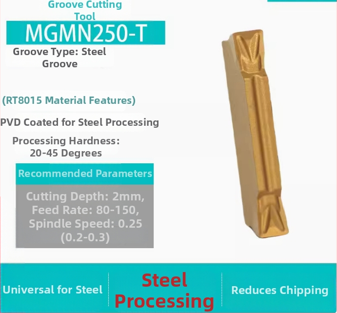 CNC вложки за канавки MGGN200/300/400, MGMN500-T/600 – прецизно шлайфани режущи инструменти
