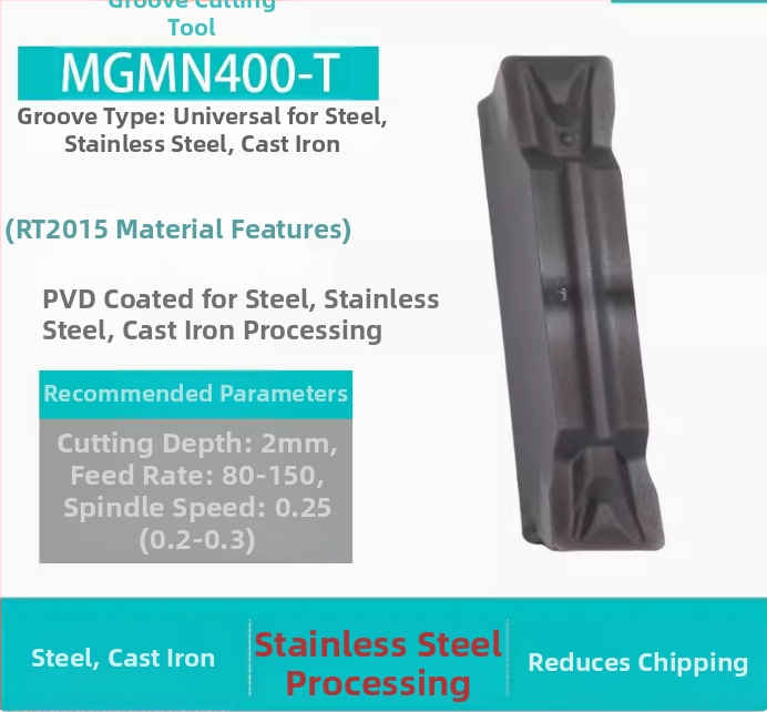 CNC вложки за канавки MGGN200/300/400, MGMN500-T/600 – прецизно шлайфани режущи инструменти
