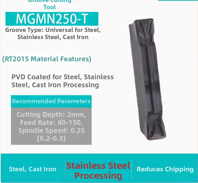 CNC вложки за канавки MGGN200/300/400, MGMN500-T/600 – прецизно шлайфани режущи инструменти