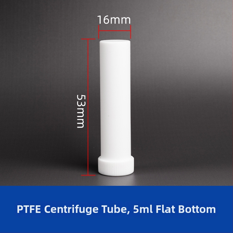 PTFE центрифужна тръба с винтов капак за дигестия и лабораторни реакции