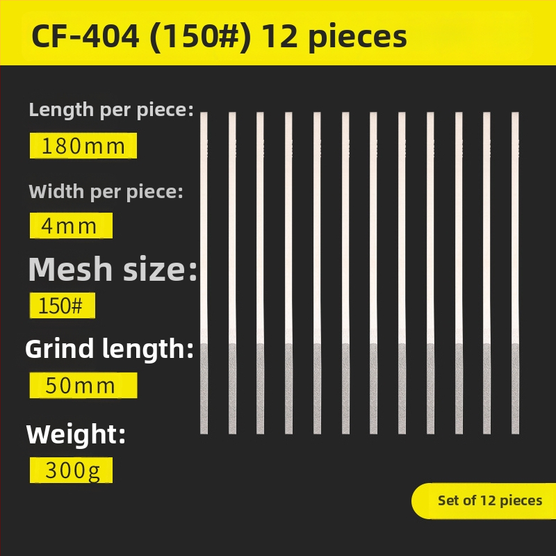 Наклонен диамантен файл за индустриално шлайфане, обработка на твърд метален ръб и изработка на занаяти