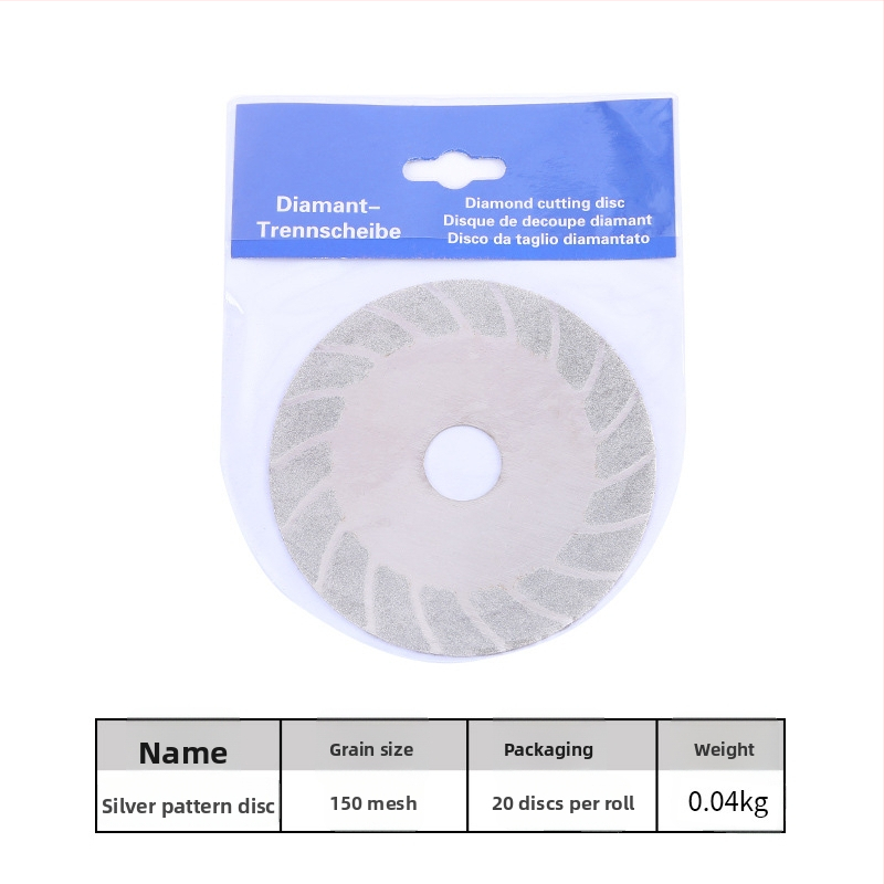 Disc diamant pentru tăierea sticlei și a pietrei; disc abraziv electroplacat pentru sticlă, plăci și marmură