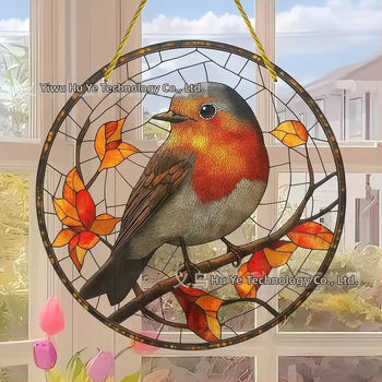 Pasăre zburătoare din acrilic, decor de perete și agățare la geam pentru interior și exterior