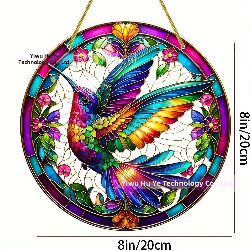 Pasăre zburătoare din acrilic, decor de perete și agățare la geam pentru interior și exterior