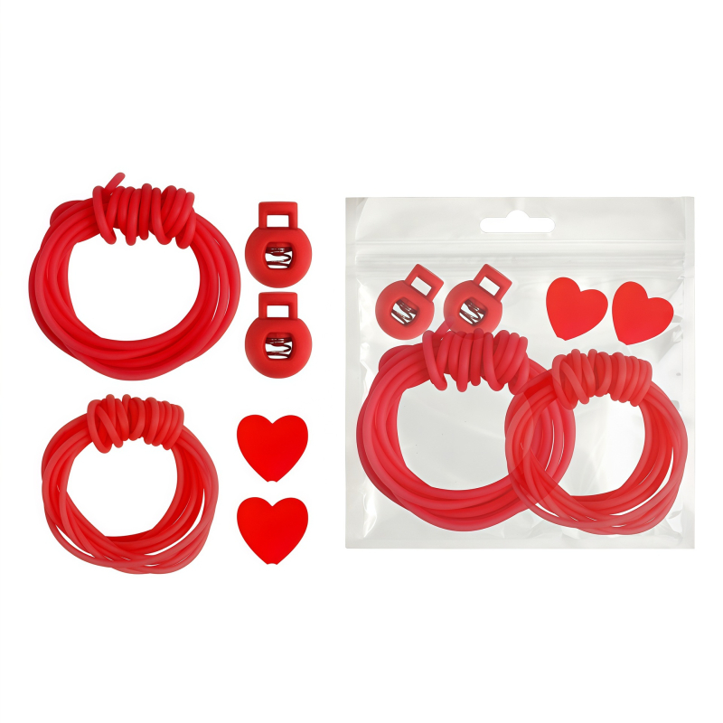 Set tuburi din silicon antiderapante pentru tricotat, unelte DIY pentru ace, opritoare pentru ace, ghid roz pentru ață