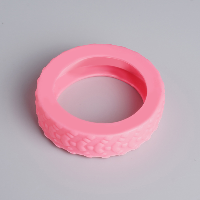 Protecție pentru roata bagajului din silicon cu inel de cauciuc — roată pivotantă silențioasă, rezistentă la uzură