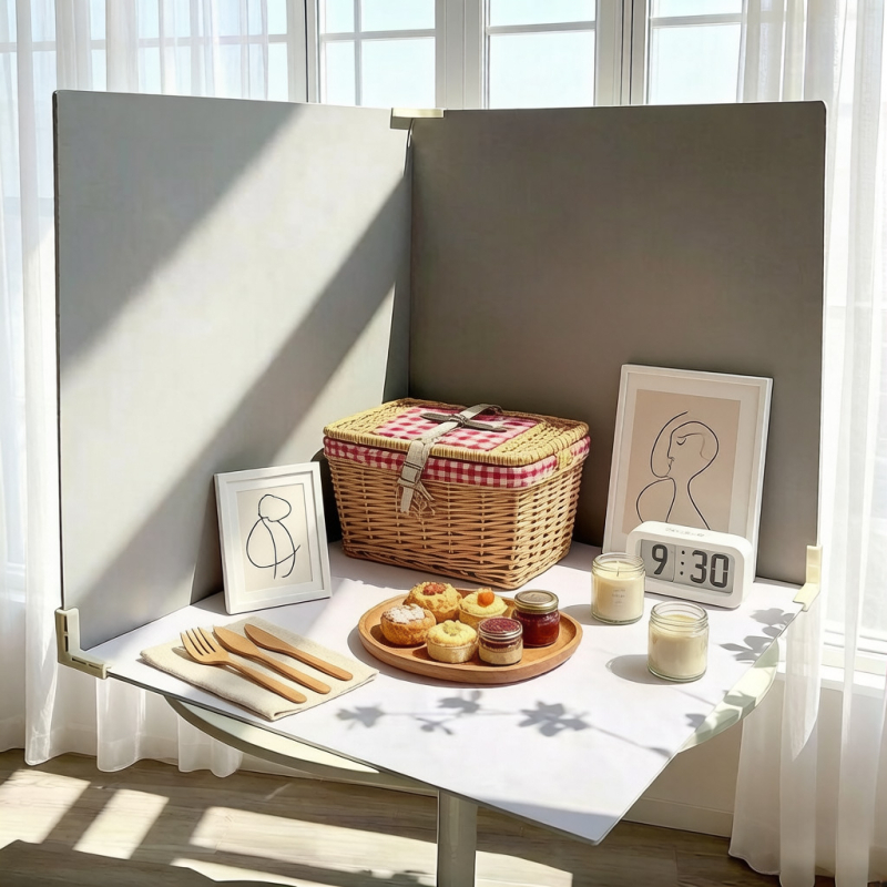 Fundal Morandi monocrom, 40×40 cm pentru fotografie de produs