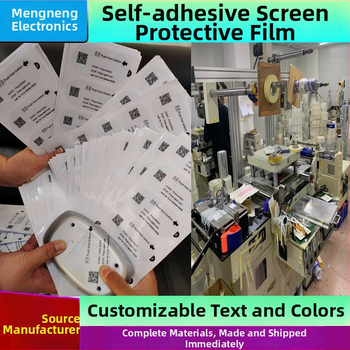 Folie protectie PVC electrostatică, fără adeziv, auto-adsorbentă, transparentă, imprimată pentru ecrane LCD de telefoane și piese din plastic