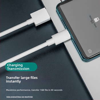Cablu USB-C de încărcare rapidă de 65W pentru telefoane Oppo; cablu de date Reno A9 Find 80/100/120W