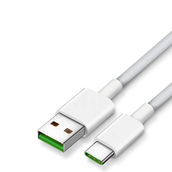Cablu USB-C de încărcare rapidă de 65W pentru telefoane Oppo; cablu de date Reno A9 Find 80/100/120W