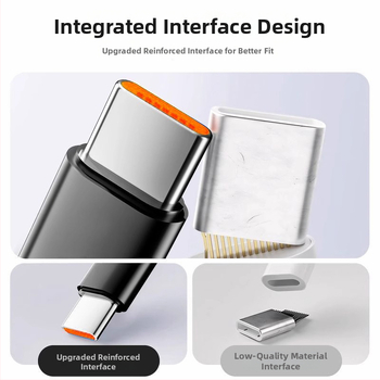 Cablu de date din nylon cu USB-C, încărcare rapidă, pentru Huawei, Honor, Xiaomi, OPPO, Vivo și iPad