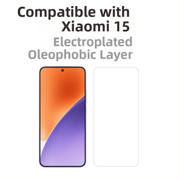 Protecție ecran Xiaomi 15 din sticlă temperată, cu deblocare prin amprentă ultrasonică, antiamprentă, fără pori