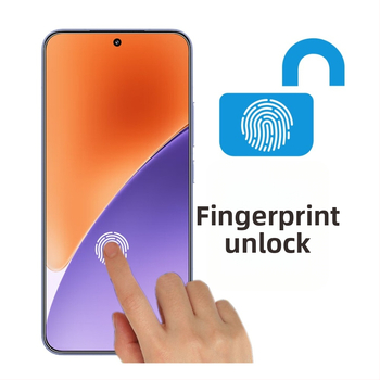 Protecție ecran Xiaomi 15 din sticlă temperată, cu deblocare prin amprentă ultrasonică, antiamprentă, fără pori