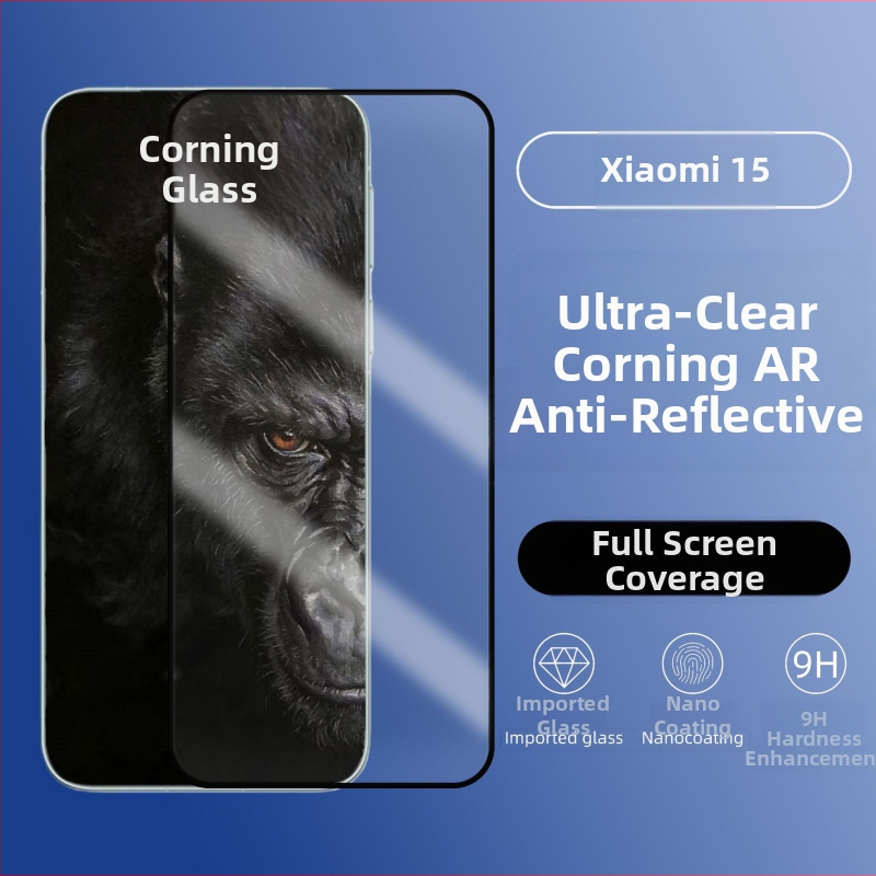 Protecție ecran din sticlă temperată pentru Xiaomi 15 – acoperire completă, rezistent la căderi, anti-amprentare, protecția ochilor, filtrul de lumină albastră, confidențialitate