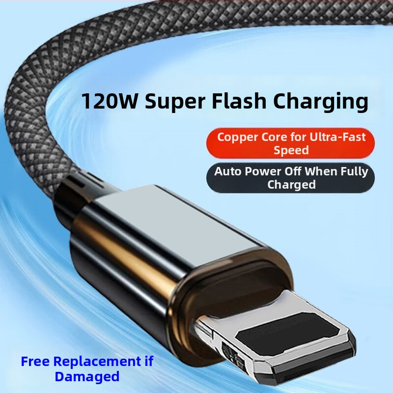 Cablu USB-C de încărcare rapidă de 3 metri pentru Apple iPhone 11/12/13/14