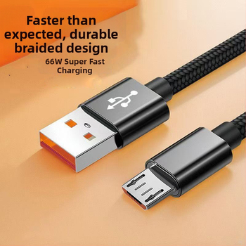 Cablu Micro USB Android cu încărcare rapidă pentru Huawei, VIVO, Xiaomi, OPPO și Honor