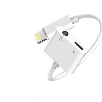 Adaptor audio 3.5mm la Lightning – 2 în 1 pentru dispozitive Apple