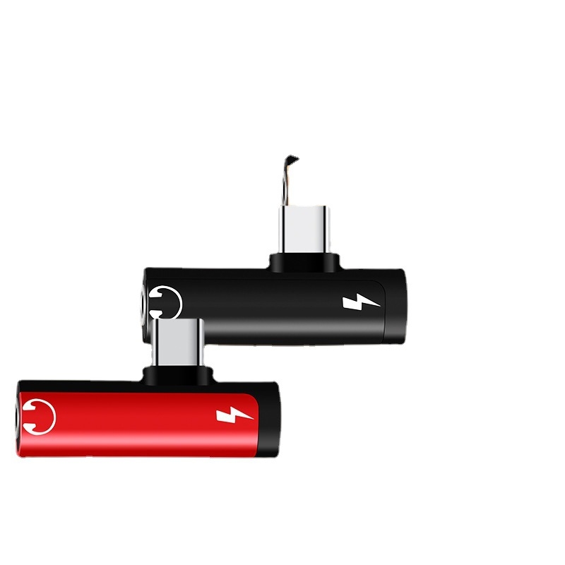 Adaptor Type-C pentru telefoane Huawei/Xiaomi Android, convertor audio pentru căști, încărcare 2 în 1