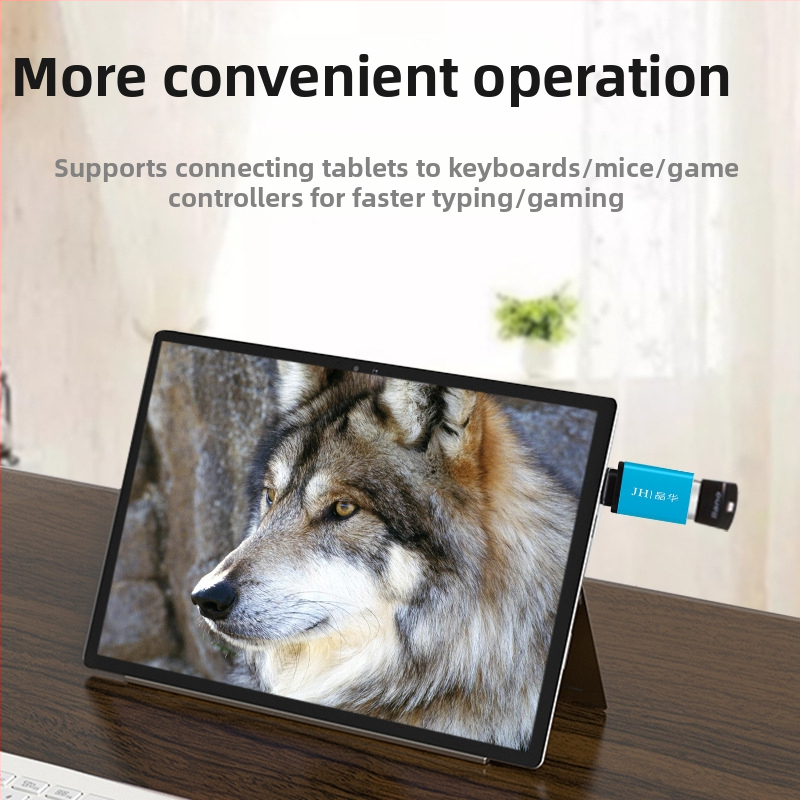 Jinghua adaptor Type-C OTG pentru telefon mobil — convertor USB-C la USB pentru unități USB externe