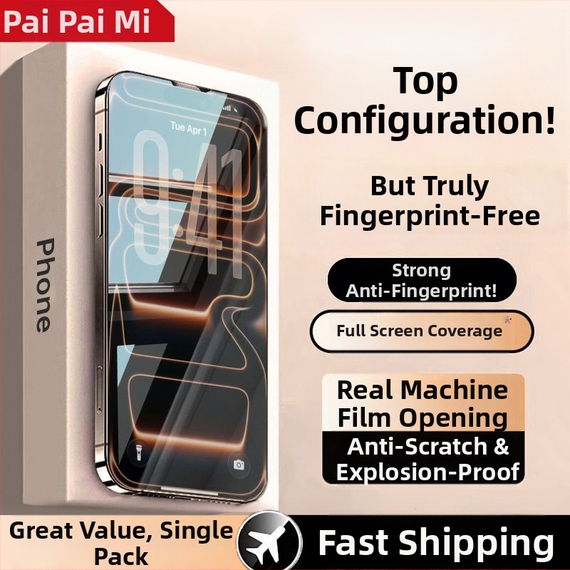 Protecție pentru ecran din sticlă temperată pentru iPhone 17 Pro Max, compatibil cu iPhone 16 Pro, 15, 14 Pro, 13, 12