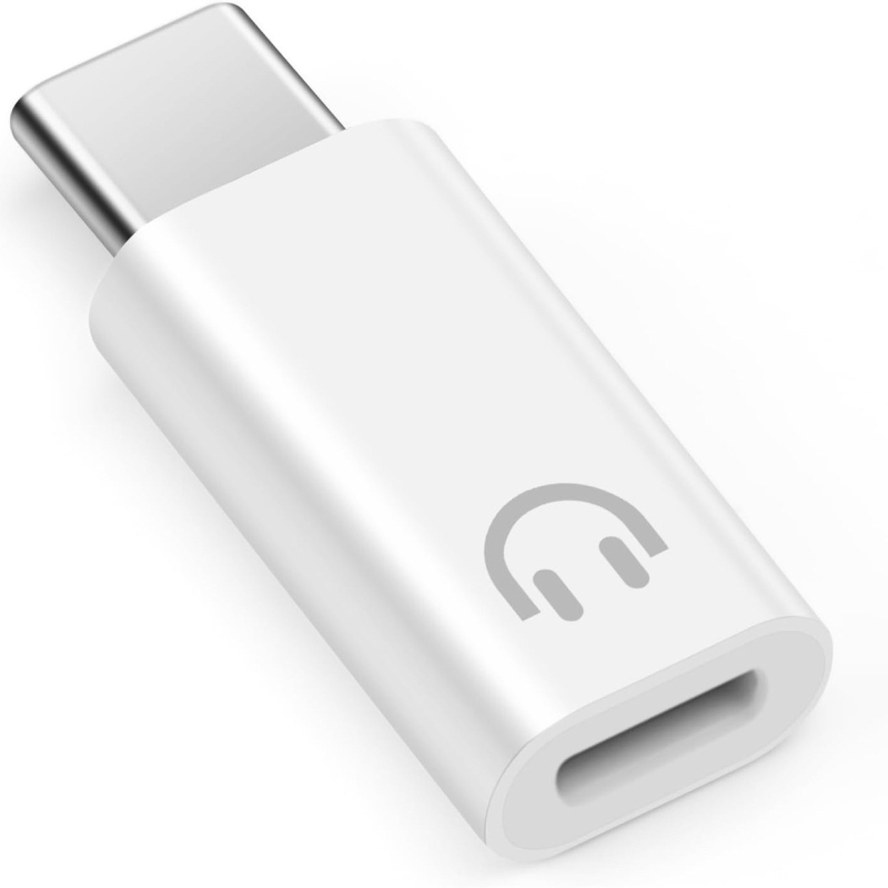 Adaptor Type-C către Lightning pentru iPhone 15/16/17 cu mufă audio feminină
