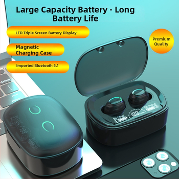 Căști Bluetooth wireless cu anularea zgomotului, latență scăzută, design TWS in-ear, autonomie mare, model privat