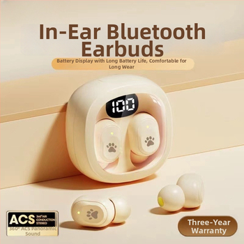 Căști Bluetooth fără fir Q38, in-ear, stereo cu afișaj digital, anulare zgomot, IPX5, Bluetooth 5.3