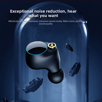 YYK-590 Căști Bluetooth True Wireless, Design semi-in-ear, TWS, Reducere zgomot pentru apeluri, Latență scăzută pentru jocuri, IPX7
