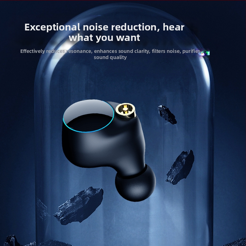 YYK-590 Căști Bluetooth True Wireless, Design semi-in-ear, TWS, Reducere zgomot pentru apeluri, Latență scăzută pentru jocuri, IPX7
