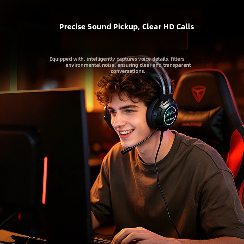 7005A căști gaming cablate cu sunet 7.1 pentru PC și laptop