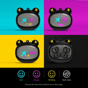 Rotating Face-Changing Căști Bluetooth in-ear 2026, baterie ultra-lungă, pentru gaming, stil național în tendințe