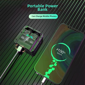 Căști Bluetooth M25 cu control tactil wireless, stil mecanic-metal, consum redus de energie, pentru esports, afișaj digital