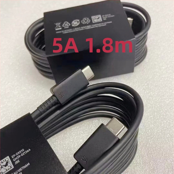 Cabl USB-C 45W pentru încărcare rapidă Samsung S24 Ultra, S25, S22, dual Type-C, 5A, lungime 1–2 m