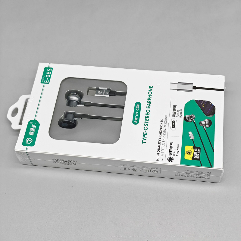 Căști cu fir Type-C, durabile, compatibile cu iPhone 16 și Huawei, plug-and-play, sunet clar